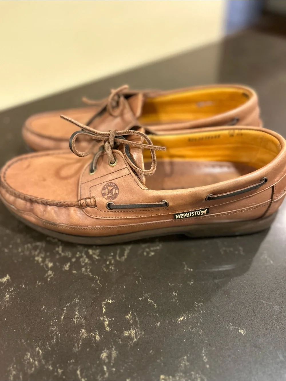 Mephisto Spinnaker Men’s Leather Boat Shoes